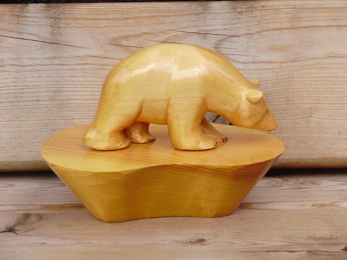 Polar Bear  Wood Carvings 