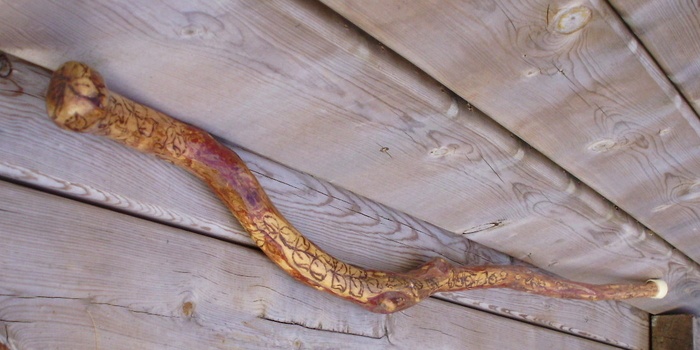 Twisted Walking Stick   This item has been  Wood Carvings 