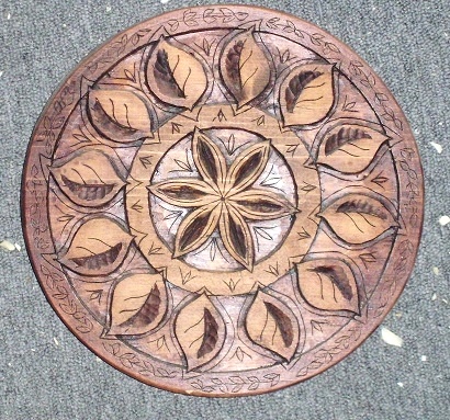 Hand Carved Trivets and Medallions Wood Carvings 