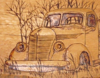 The Old Truck Wood Carvings 