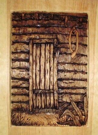 Doorway Into the Past Wood Carvings 