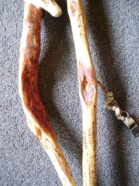 Hand Carved Diamond Willow Walking Sticks Wood Carvings 