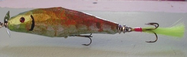 Hand Carved Fishing Lures: M10323 Wood Carvings 