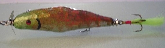 Hand Carved Fishing Lures: M10323 Wood Carvings 