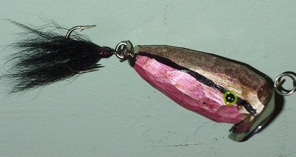 Wood Carvings Hand Carved Fishing Lures: M10325 Hand Carved Folk