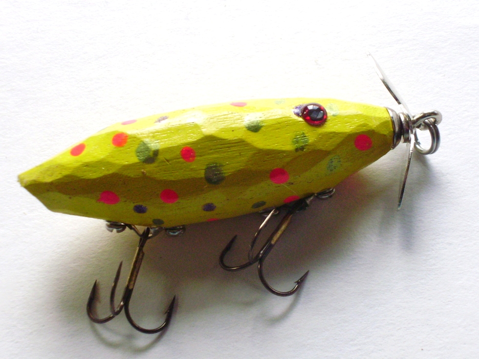 Wood Carvings Hand Carved Fishing Lures: M10327 Hand Carved Folk Art, Wood  Carvings, Hand Carved Wood Carvings for Sale