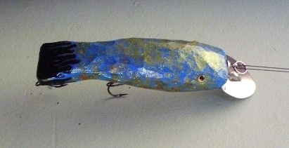 Hand Carved Fishing Lures: M10329 Wood Carvings 