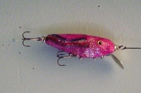 Hand Carved Fishing Lures: M10332 Wood Carvings 