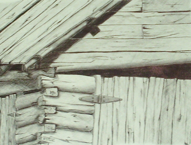 Old Barn Door by Lake Superior Wood Carvings 