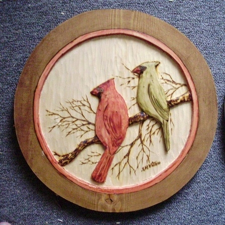 Hand Carved Bird Collection Wood Carvings 
