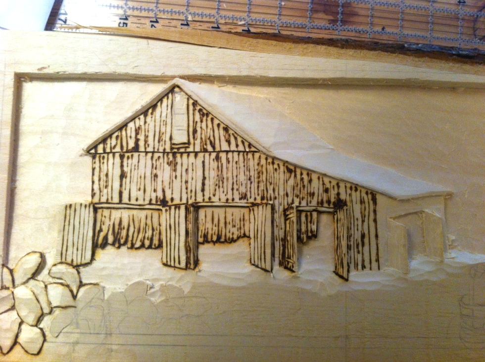 Hand Carved Tobacco Farm Wood Carvings 