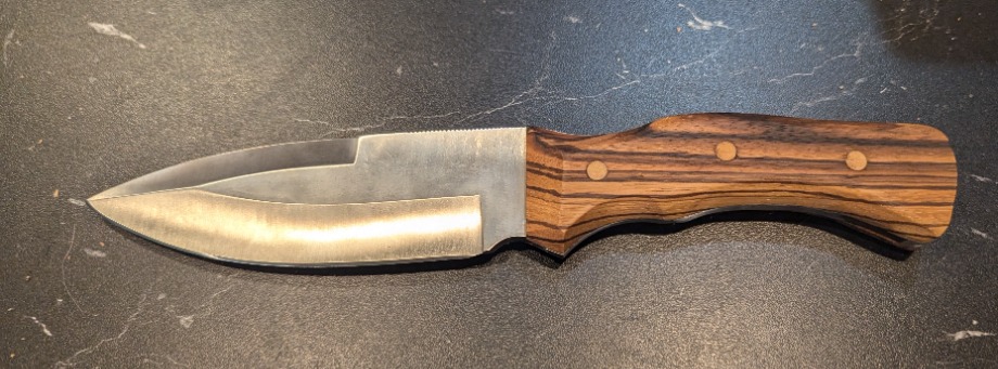 Ranger Knife Zebra  Wood Carvings 