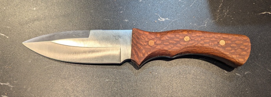 Ranger Knife Leopard  Wood Carvings 