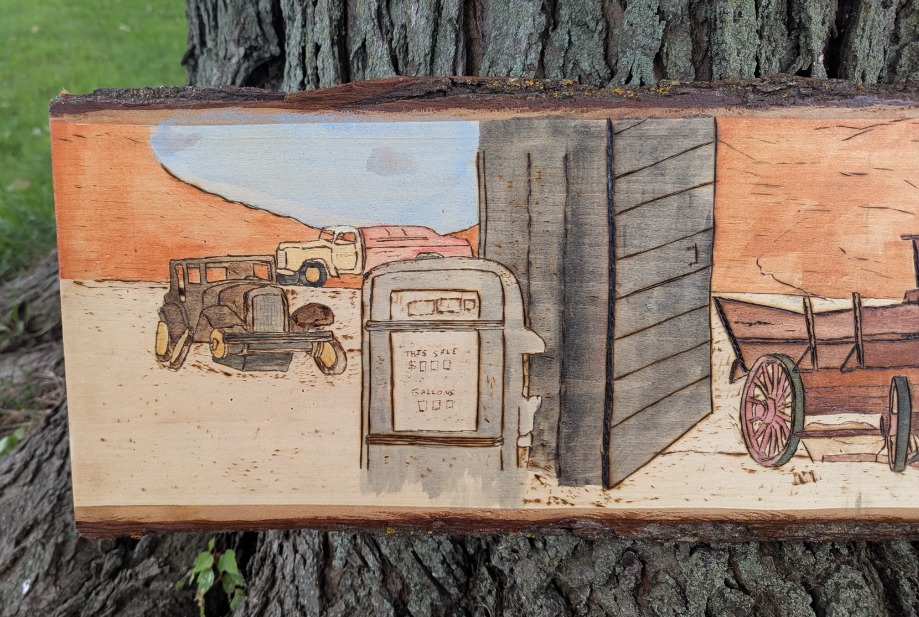A Door into the past Wood Carvings 