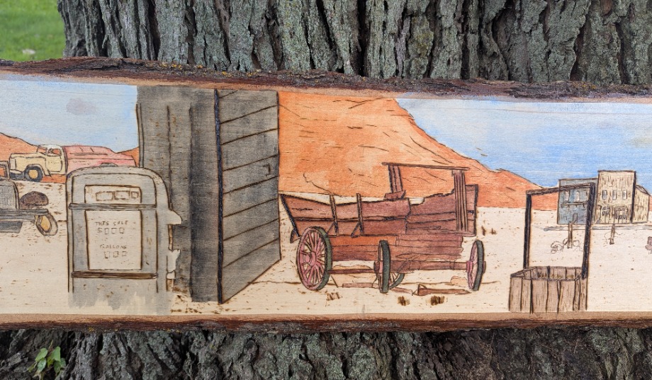 A Door into the past Wood Carvings 