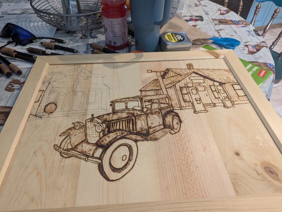 All American Town Wood Carvings 