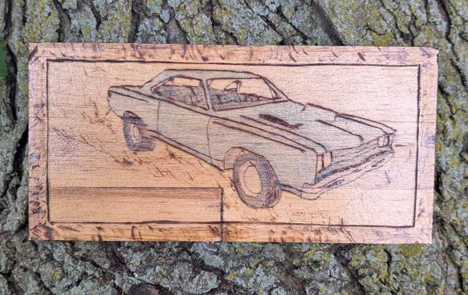 Classic Plymouth Road Runner  Wood Carvings 