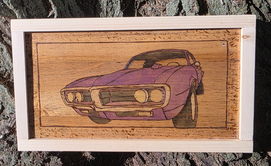 Classic Pontiac Firebird  Wood Carvings 