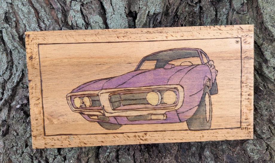 Classic Pontiac Firebird  Wood Carvings 