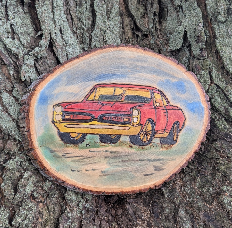 1967 Pontiac GTO  Wood Carvings 