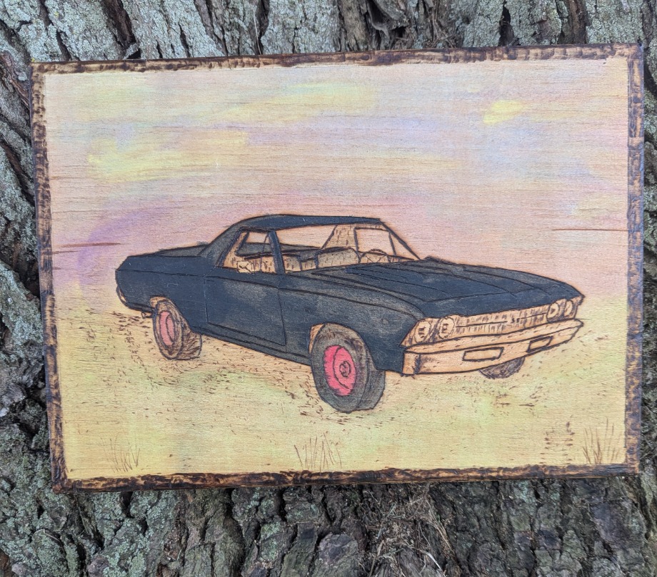 1967 Chevy El Camino  Wood Carvings 