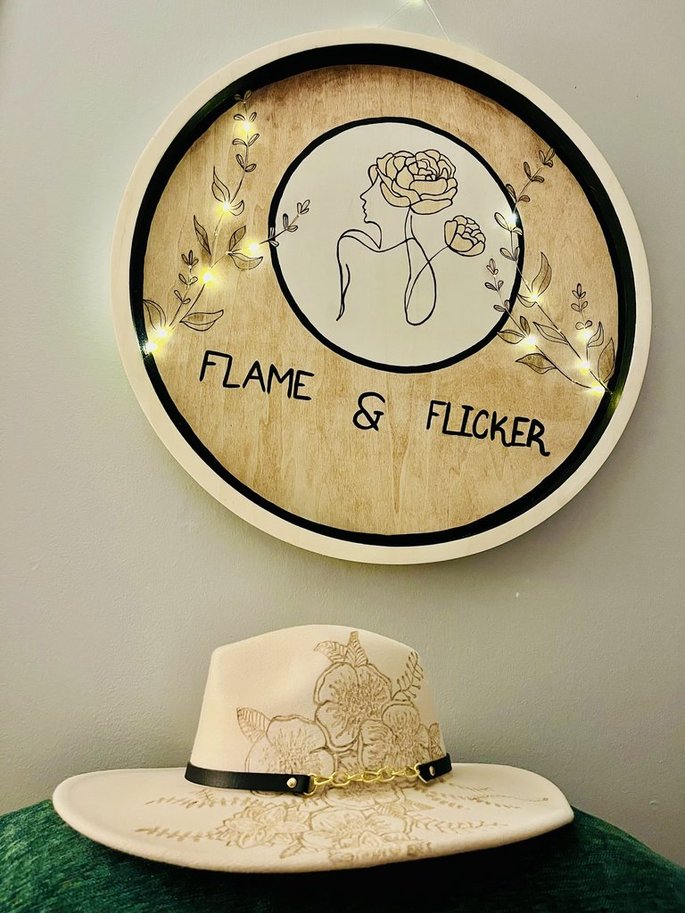 Dolly Parton Fashion Hat  Wood Carvings 