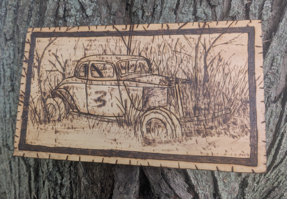 The Last Race Wood Carvings 
