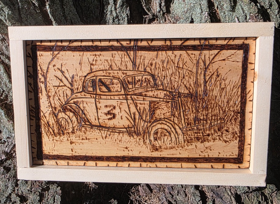 The Last Race Wood Carvings 