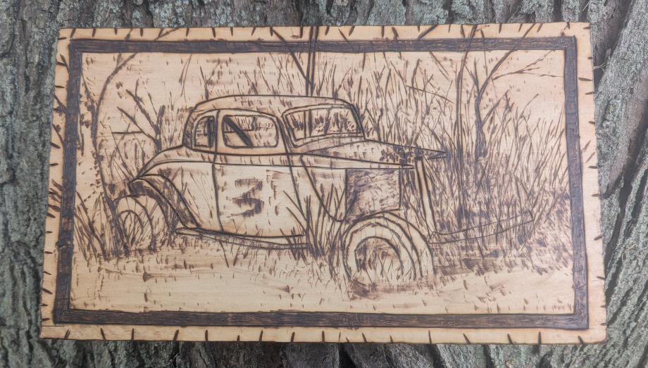 The Last Race Wood Carvings 