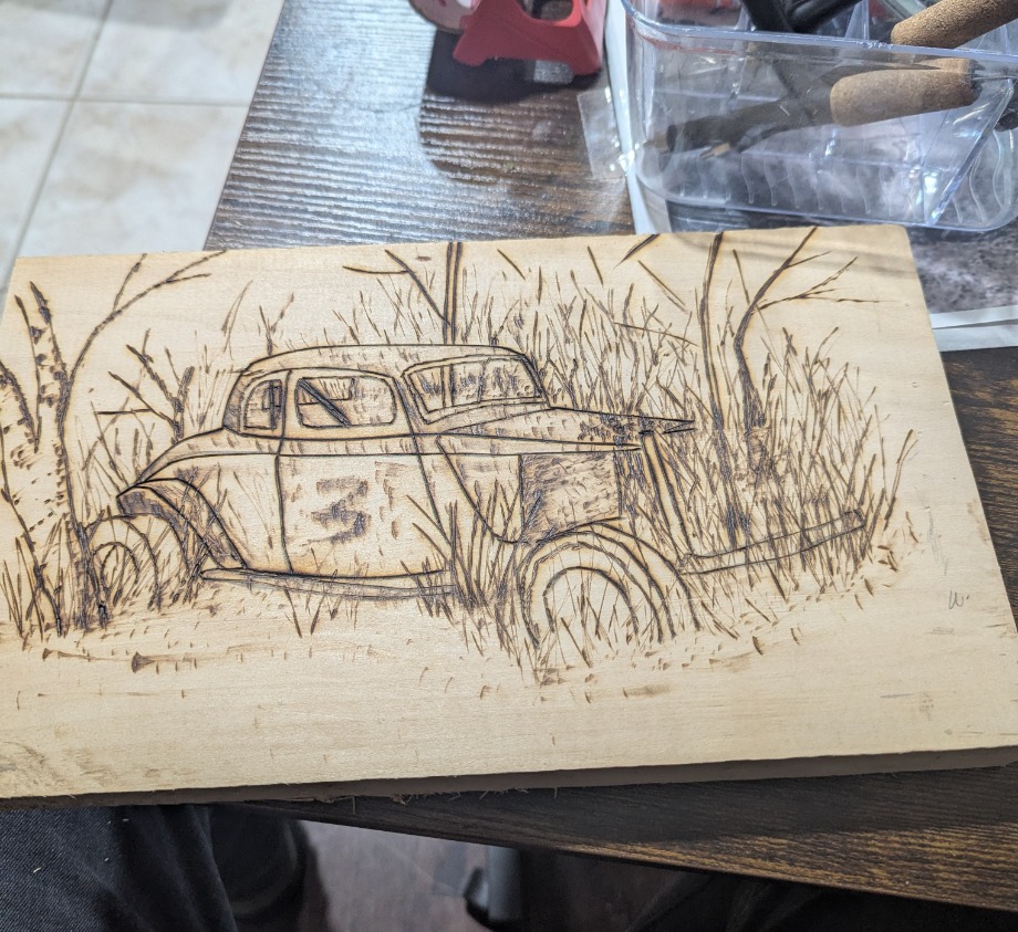 The Last Race Wood Carvings 