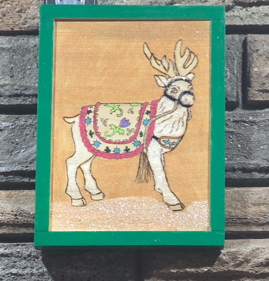 Reindeer  Wood Carvings 