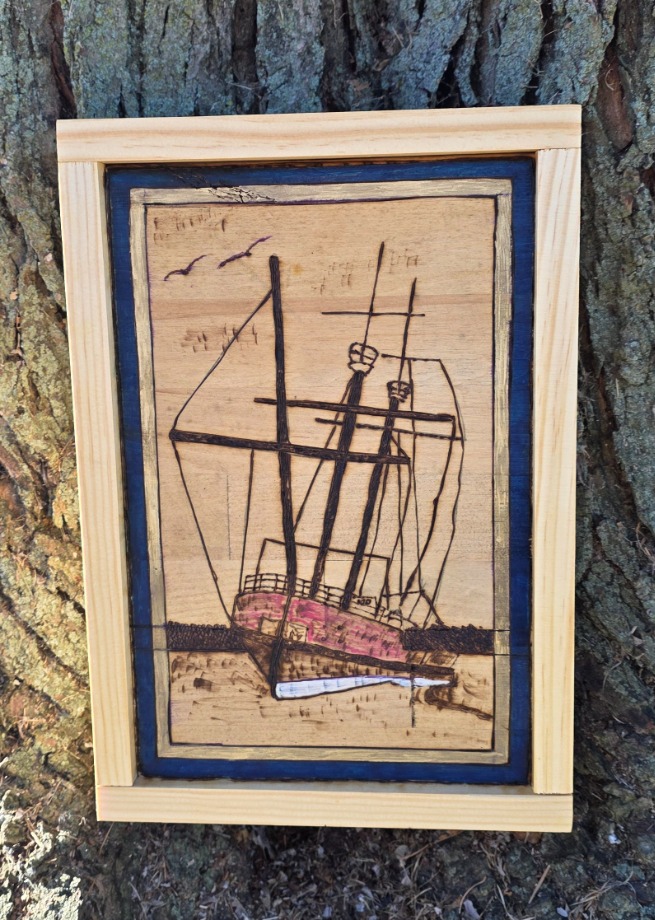 Wrecked on Lake Superior  Wood Carvings 